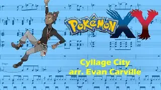 Cyllage City (from Pokemon X/Y) score transcription/remake