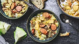 German Hunter Cabbage Stew - J&auml;gerkohl