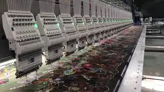LEJIA 15 NEEDLES 28 HEADS HIGH SPEED EMBROIDERY MACHINE480p