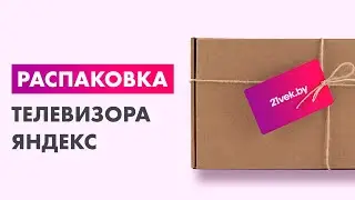 Распаковка &mdash; Телевизор Яндекс ТВ Станция Бейсик с Алисой 65&rsquo;&rsquo; YNDX-00077