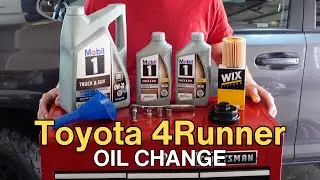 How to Change the Oil in a TOYOTA 4RUNNER (5th gen 2010 - 2024)