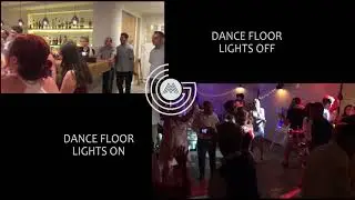DANCE FLOOR LIGHTS - COMPARISON | WEDDING AT PYRGOS RESTAURANT SANTORINI | WEDDING DJ IN GREECE