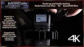 Testing Smart Lav Plus Lavalier Microphone vs On Board Mics of the  Zoom H5 Recorder