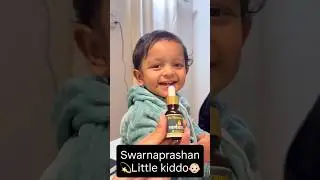 Suwarnaprashan kid from our OPD🥰 #ayurveda #motivation #immunity #children