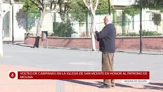 Volteo de campanas en honor al Patrono de Molina de Segura, San Vicente M&aacute;rtir