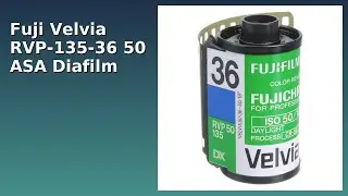 BEWERTUNG (2025): Fuji Velvia RVP-135-36 50 ASA Diafilm. WESENTLICHE Einzelheiten