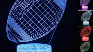 3D Illusion Football Lamp | LINK IN THE DESCRIPTION ⬇️