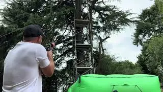 High Falls training with Steen Stunts #10m #stunt #stunttraining #stunt #airbag #highfalls