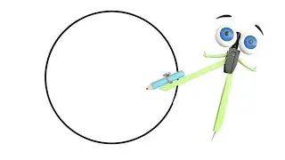 Draw a Circle / How To Draw a 12cm Circle / Easy Drawing.
