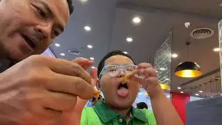 Eating KFC with Dad Beer