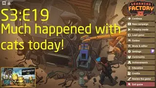 Learning Factory - S3:E19 - Much happened with cats today!