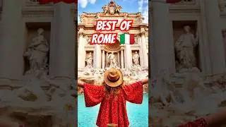 Rome: MUST See Attractions 🇮🇹  #italy #rome #travel #shorts