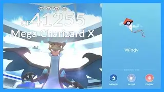 Mega-Charizard-X MockSolo Raid ft. xKaatz | FireSpin+FireBlast | Windy Weather | 15% BestFriendBoost