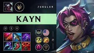 Kayn Jungle vs Fiddlesticks - NA Challenger Patch 25.22
