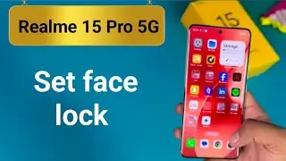 Realme 15 Pro 5G: как настроить распознавание лица