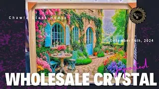 Wholesale Beautiful Imported Crystal Scenery 😍 Crystal Photo Frames #wholesale #photoframe #painting