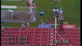 800m Final Men - Commonwealth Games, Auckland, NZ 1990