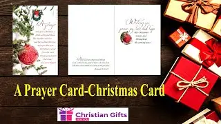 Christian Gifts|| A Prayer Card-Christmas Card