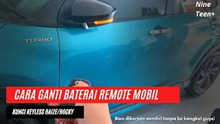 Cara Ganti Baterai Remote Keyless mobil Toyota Raize/ Daihatsu Rocky - Mudah dan simple