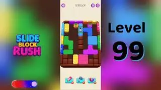 Slide Block Rush Level 99 Walkthrough 🧩 | SolutionGuruji 🎮