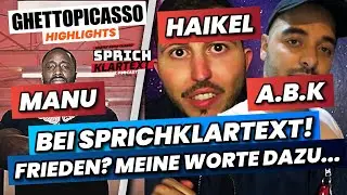 ❌ A.B.K - HAIKEL & MANUELLSEN | FRIEDEN BEI SPRICHKLARTEXT | MEINE WORTE DAZU | MOK #highlights