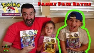 Pokemon Family Pack Battle - ColinsClub vs CralinsCorner vs SkylarsClub