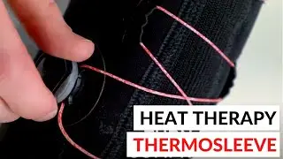 Recoup | Thermosleeve [ Heat + Compression ] Portable, for Injuries, Sports recovery and Warm-Up