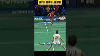 GOAT Lin Dan Double Swipe Trick #badminton #バドミントン #badmintonlovers #sports #sport