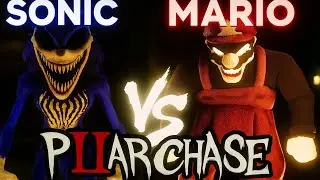 Roblox Pillar Chase 2: Sonik.EXE VS Mario.EXE