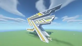 Minecraft Simplistic Futuristic Build Timelapse