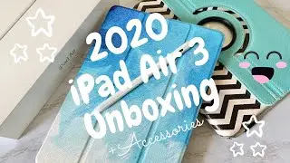[Unboxing] 2020 iPad Air 3 10.5&rdquo; + Accessories 🍎 📦 //Comparison to 7 Year Old iPad!