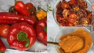 How to store your fresh tomatoes and peppers to last up to a year/ peppers and tomato powder recipe
