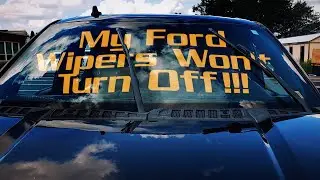 2015-20 Ford Wipers Won't Turn Off. Ford F-150 wiper switch replacement. So easy, do it yourself!