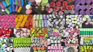 Cylinder crush 🌈 homemade AGis Chalk 🔥 3x speed edit @ASMRgymchalkIndonesia #chalkcrushing #asmr 