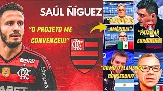 😱 ARGENTINOS CHOCADOS! Reagi à mídia sul-americana com a contratação de Saúl pelo Flamengo!