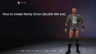 How to create Randy Orton '13-'14 in WWE 2K25 (offline)