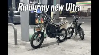 Riding brand new Ultra Bee (Got a flat tire!)