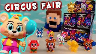 FnaF Circus Fair Mystery Minis ALL FIGURES! FUNKO Case Unboxing - Five Nights at Freddy's
