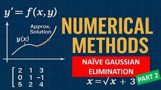 Naive Gaussian Elimination Explained | Step-by-Step Numerical Method + Solved Examples Part 2