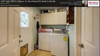 2207 Oak Cliff Ct, Valrico, FL Pool Home For Sale! | Lisa De