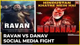 India Alliance Vs NDA: Poster War Becomes Big Flash Point As BJP Projects Rahul Has 'Ravan'