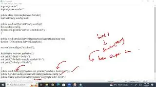 5. 9 Creating Simple servlet using servlet API, javax servlet package