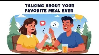 Talking About Your Favorite Meal Ever | English Conversation Practice 🍽️