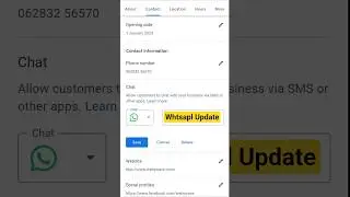 Google my business Update 2024 | Whatsapp link Google my business #googleupdate #whatsappmarketing