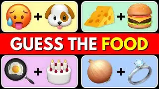 Guess The Food By Emoji Challenge | How Many Can You Get?