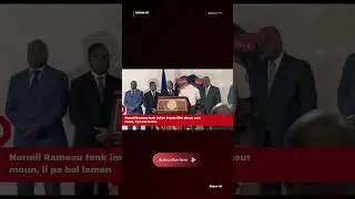 Normil Rameau fenk imilye Frantz Elbe devan tout moun, li pa bal lamen.
