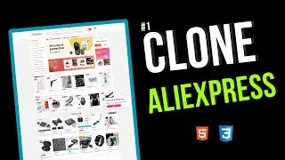 Clone AliExpress using HTML and CSS | Part 1