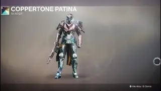 Destiny 2 Titan with Siegebreak Ornaments and Coppertone Patina Shader