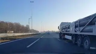 Dashcam Beelden Utrecht : A12 Knooppunt Lunetten ----》Knooppunt Maanderbroek.