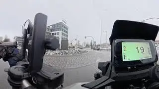 360 Grad Video! Mit der X-ADV durch den Schnee